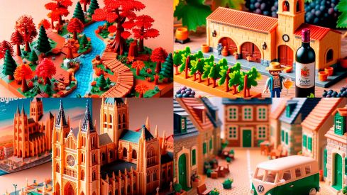 La provincia de León pasada por la lupa de Playmobil