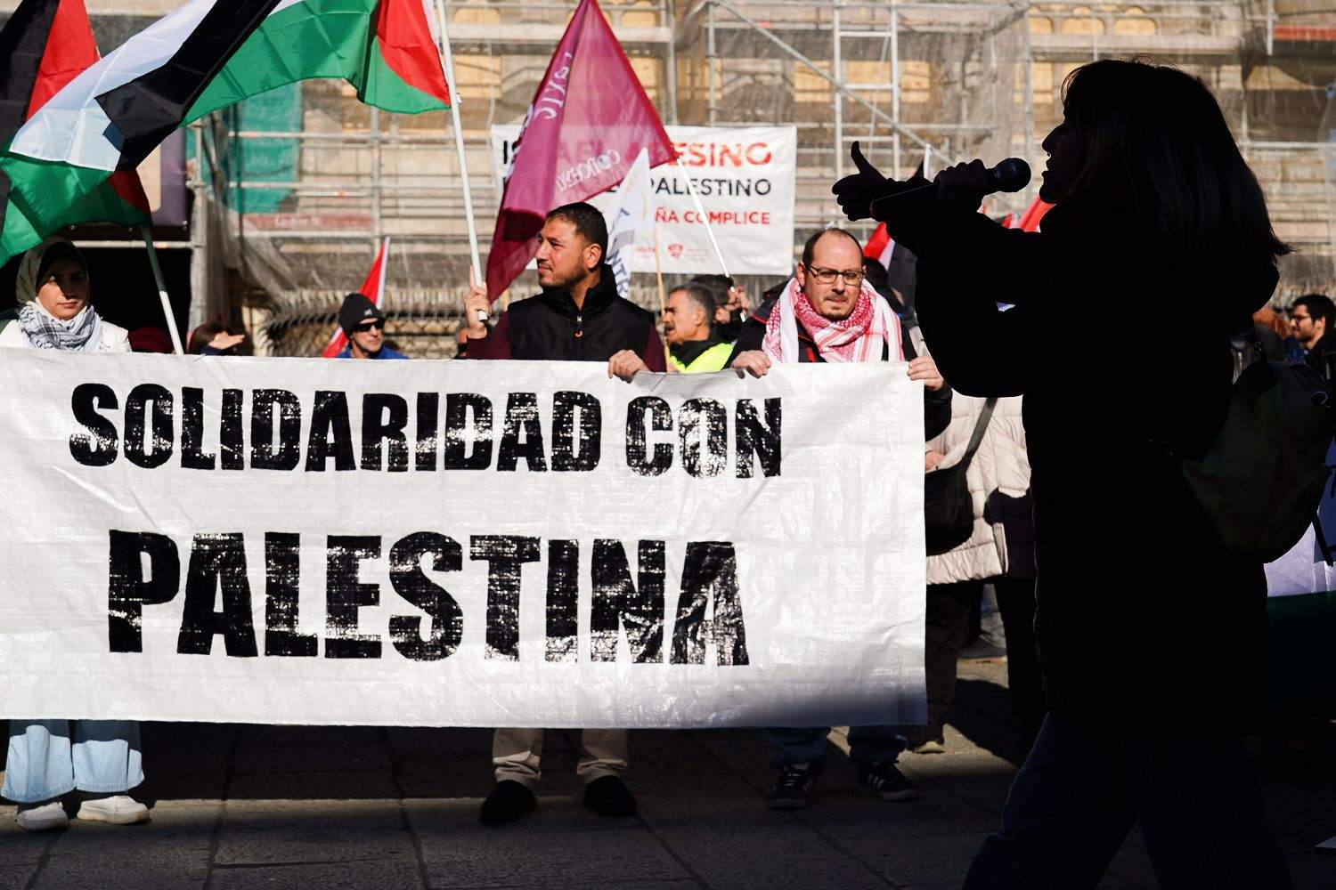 Concentración de la Plataforma Solidaria con Palestina | Campillo (ICAL)