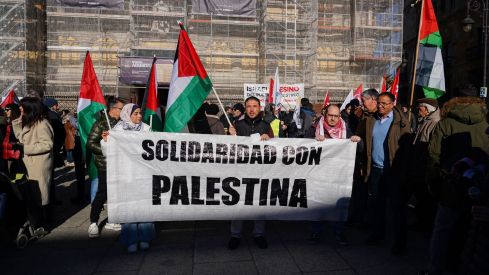 Concentración de la Plataforma Solidaria con Palestina | Campillo (ICAL)
