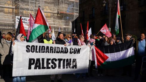 Concentración de la Plataforma Solidaria con Palestina | Campillo (ICAL)