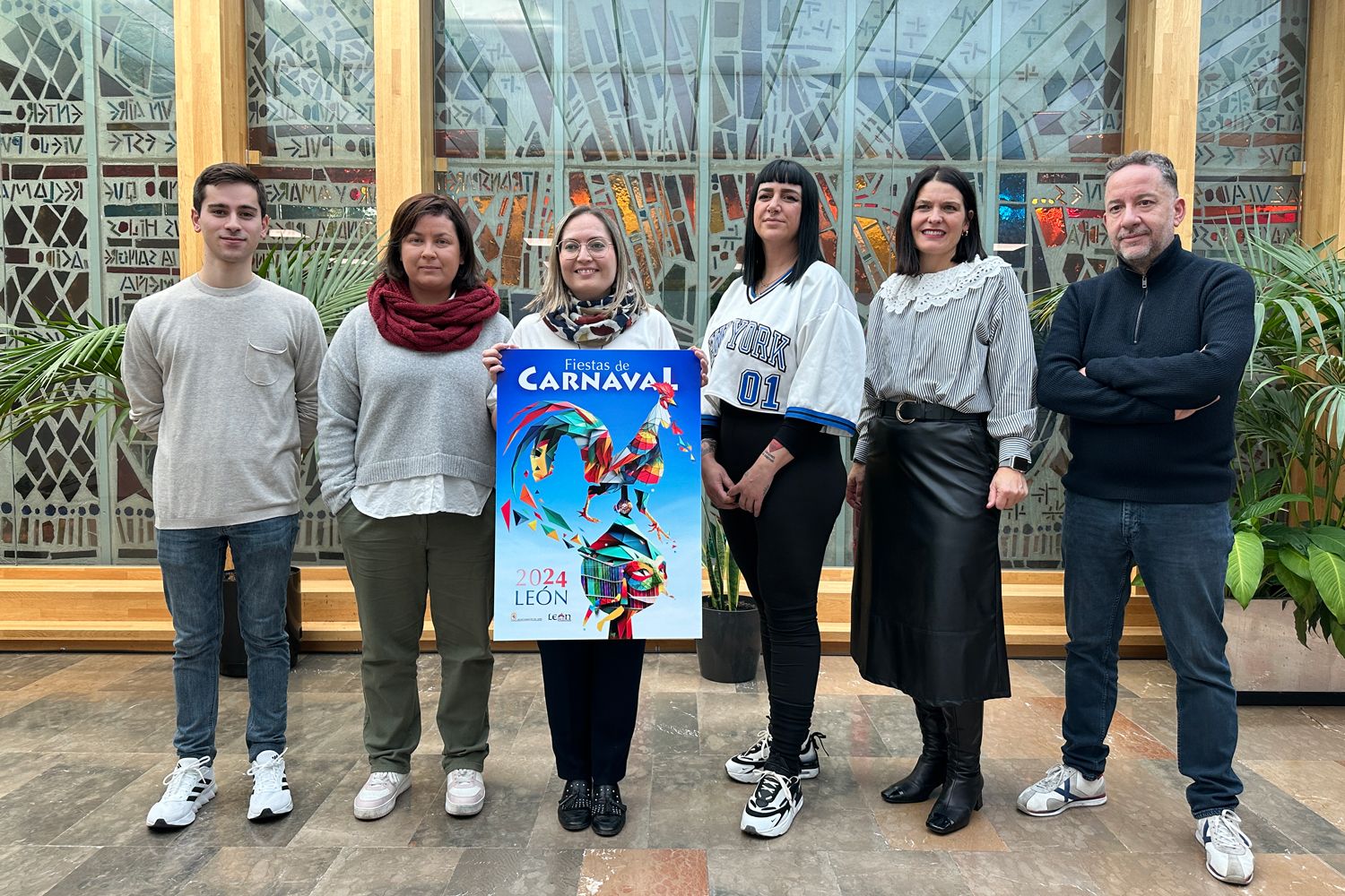 Presentación del cartel anunciador del Carnaval de León