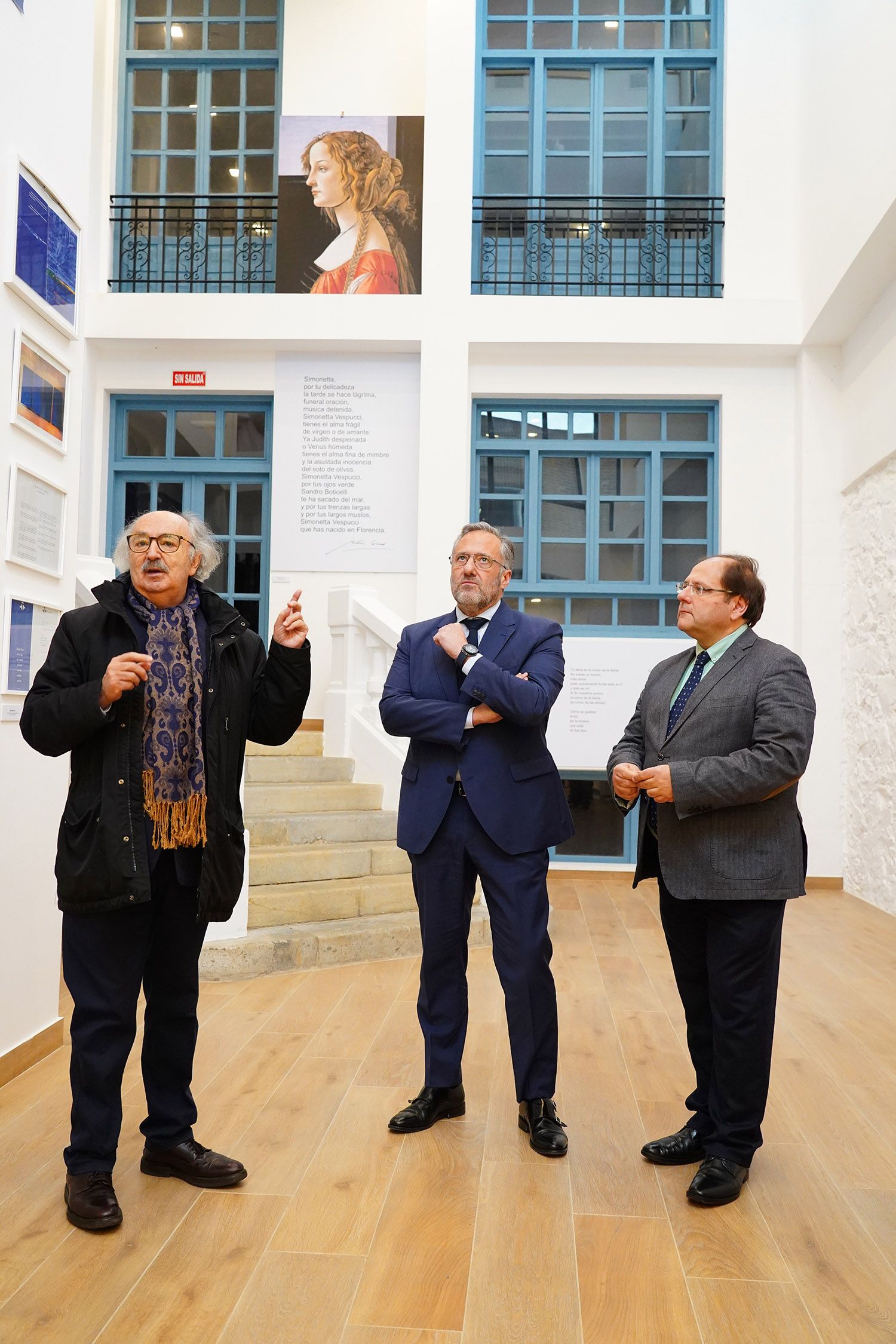 Visita de Carlos Pollán a la Casa de la Poesía de La Bañeza | Campillo (ICAL)