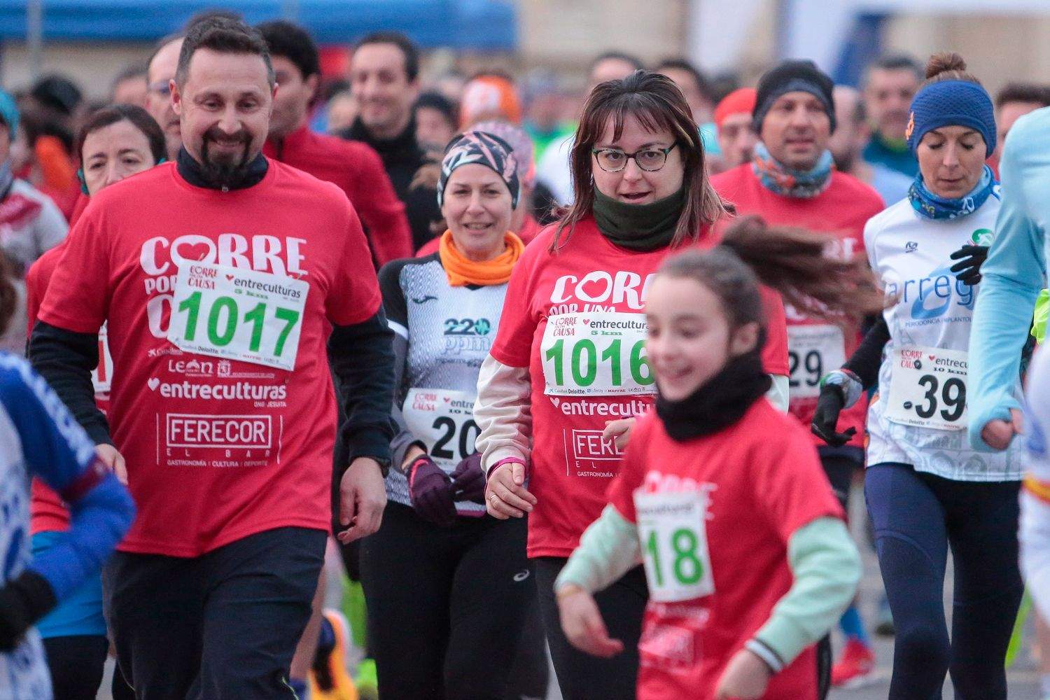 Carrera solidaria 'Corre por una causa' de León