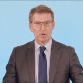 Alberto Núnez Feijóo en el coloquio sobre educación en León Alberto Núnez Feijóo en el coloquio sobre educación en León