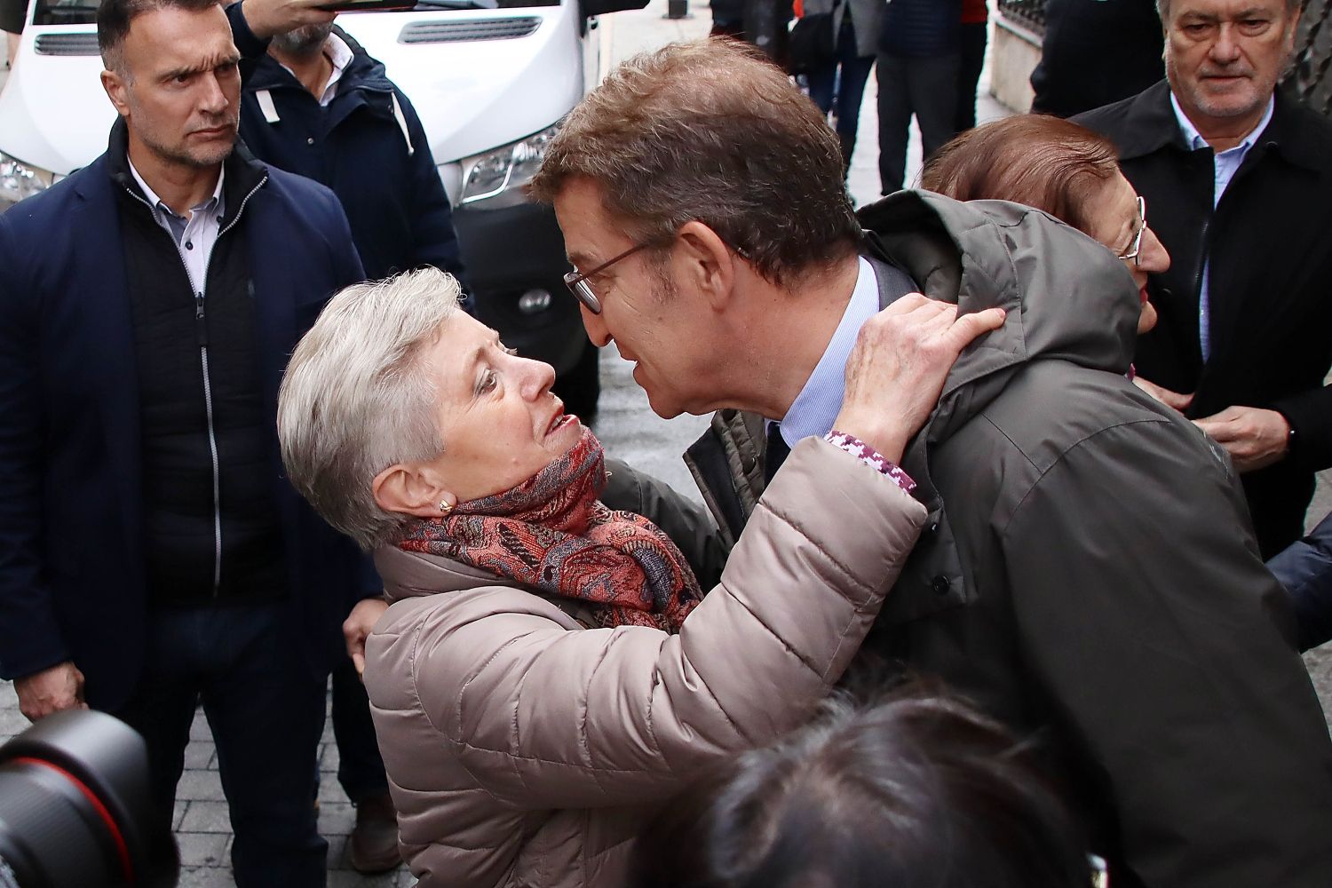 Feijoo y Mañueco mantienen un coloquio sobre la educación | Peio García / ICAL.