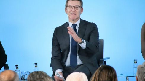 Feijoo y Mañueco mantienen un coloquio sobre la educación | Peio García / ICAL.