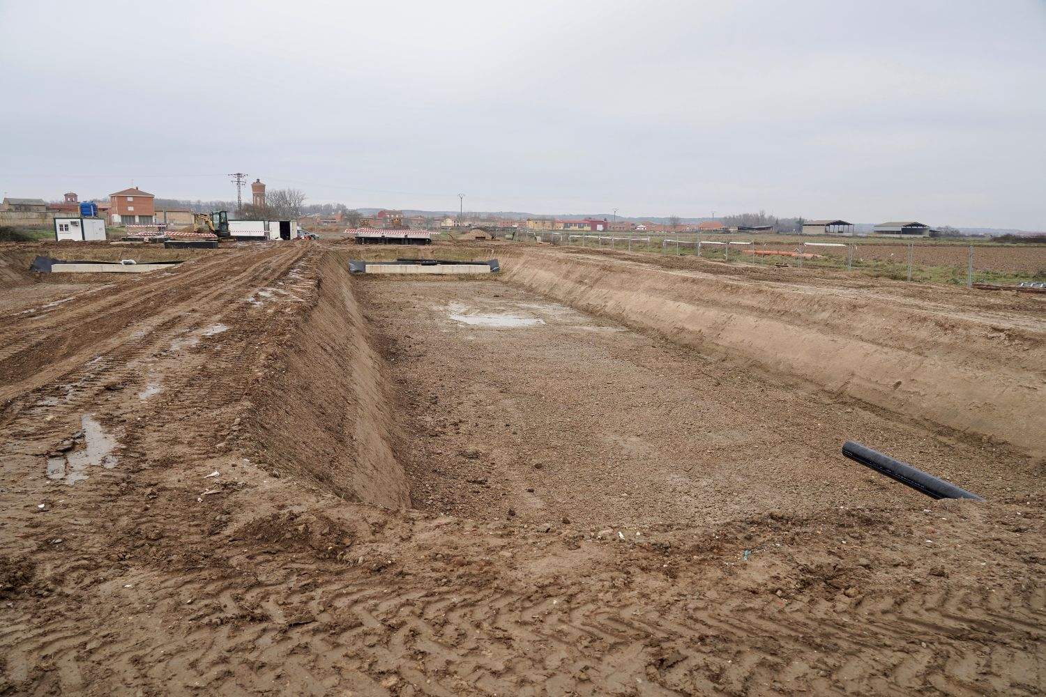 Obras de la EDAR de Cimanes de la Vega Obras de la EDAR de Cimanes de la Vega