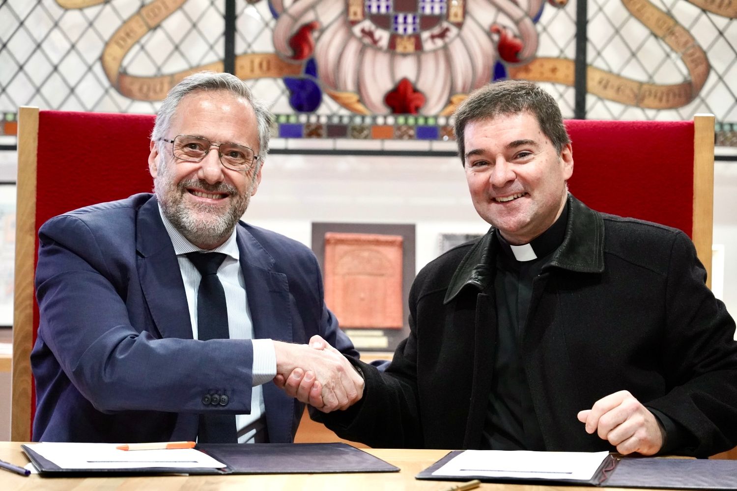  Firma de un convenio entre la Fundación de Castilla y León y el Museo de San Isidoro