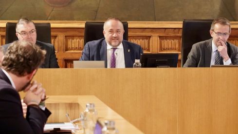 Pleno de presupuestos de la Diputación de León | Campillo / ICAL. Pleno de presupuestos de la Diputación de León | Campillo / ICAL.