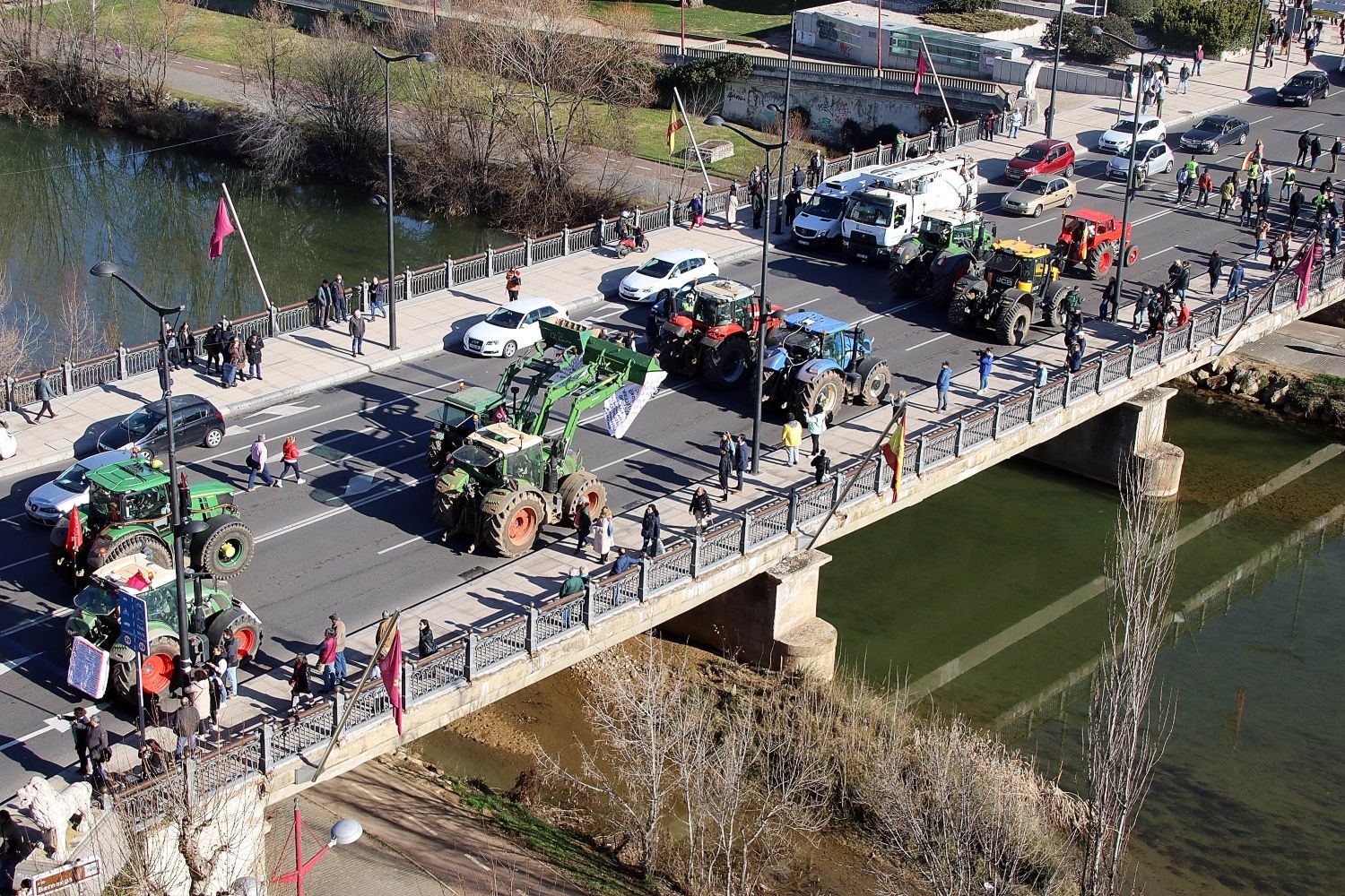 Tractorada en León | Peio García / ICAL. 