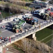 Tractorada en León | Peio García / ICAL. 