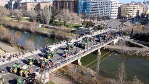 Tractorada en León | Peio García / ICAL. 