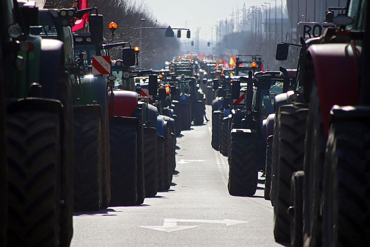 Tractorada en León | Peio García / ICAL. 