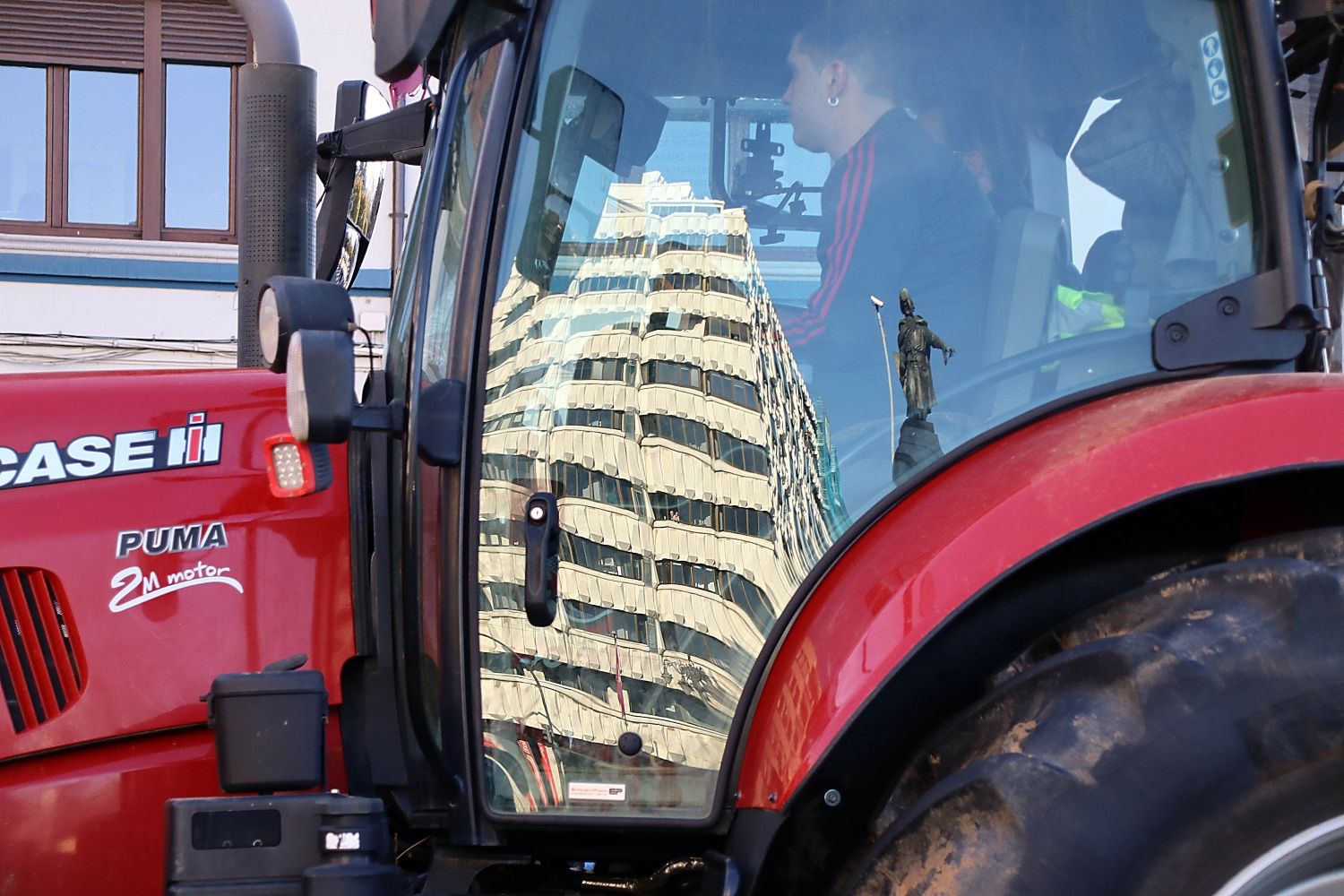 Tractorada en León | Peio García / ICAL. 