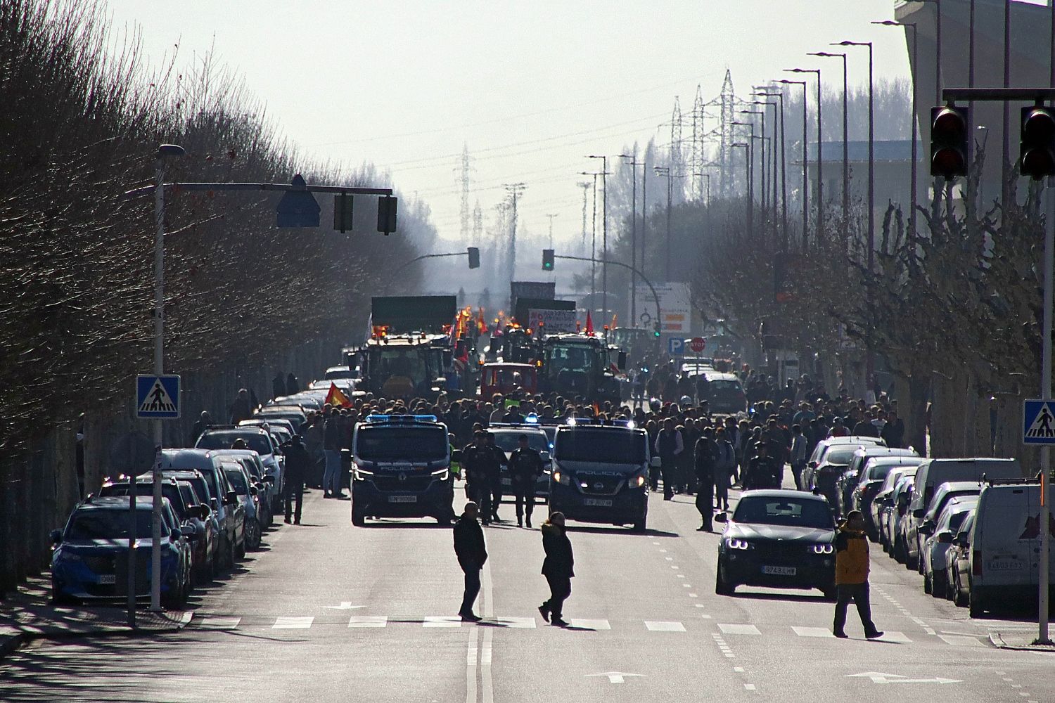 Tractorada en León | Peio García / ICAL. 