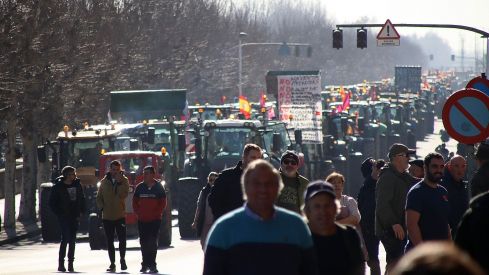 Tractorada en León | Peio García / ICAL. 