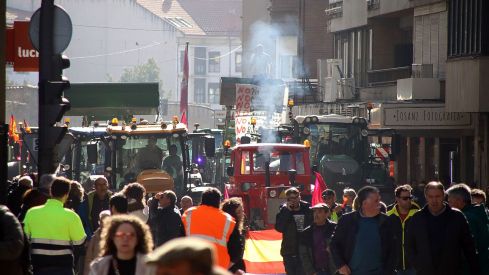 Tractorada en León | Peio García / ICAL. 