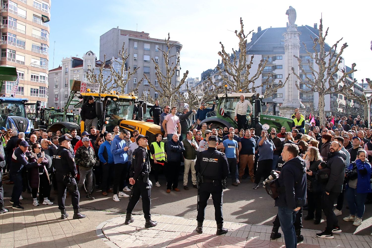 Tractorada en León  | Peio García / ICAL. 