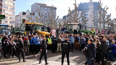 Tractorada en León  | Peio García / ICAL. 
