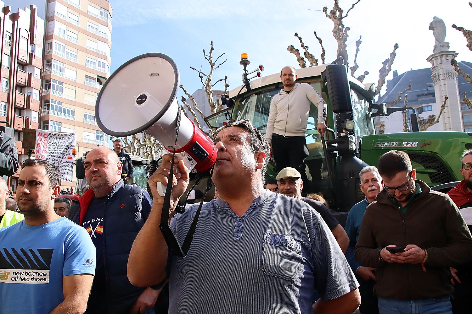 Tractorada en León  | Peio García / ICAL. 