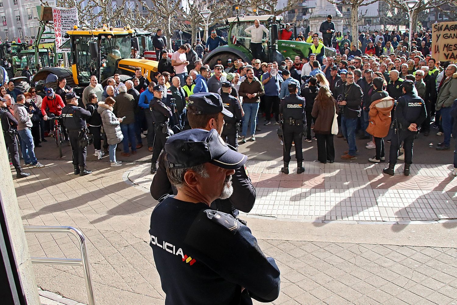 Tractorada en León  | Peio García / ICAL. 