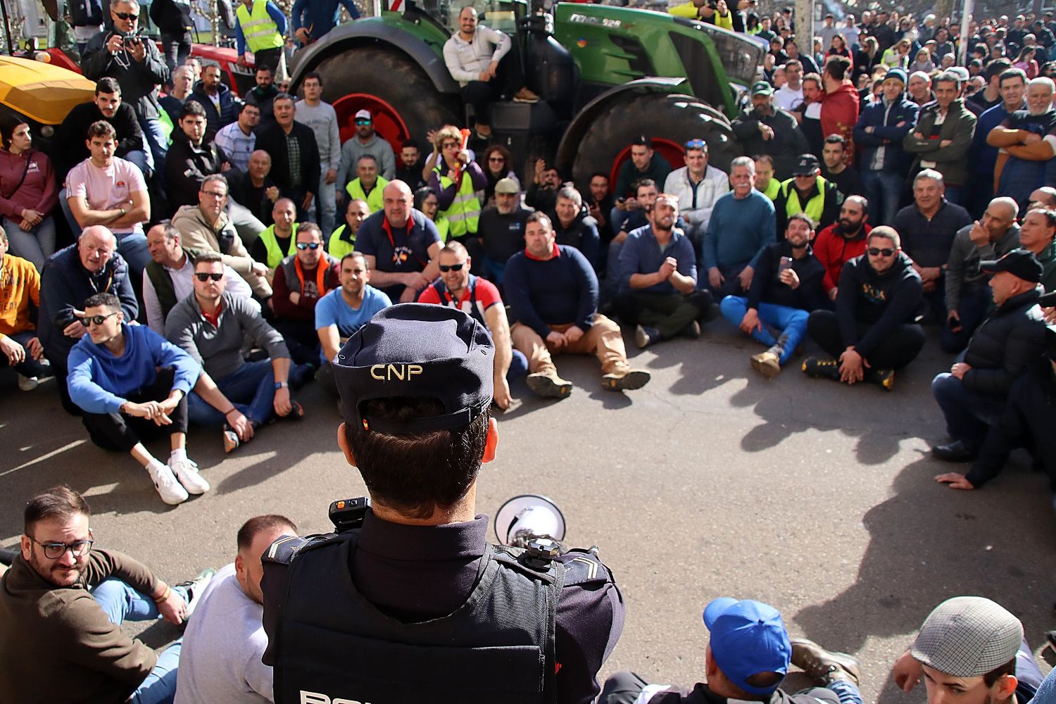 Tractorada en León  | Peio García / ICAL. 