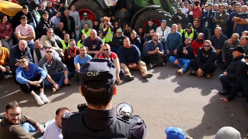 Tractorada en León  | Peio García / ICAL. 