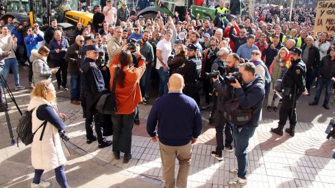 Tractorada en León  | Peio García / ICAL. 