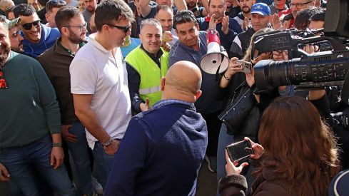 Tractorada en León  | Peio García / ICAL. 