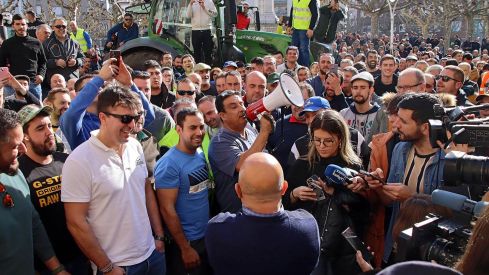 Tractorada en León  | Peio García / ICAL. 