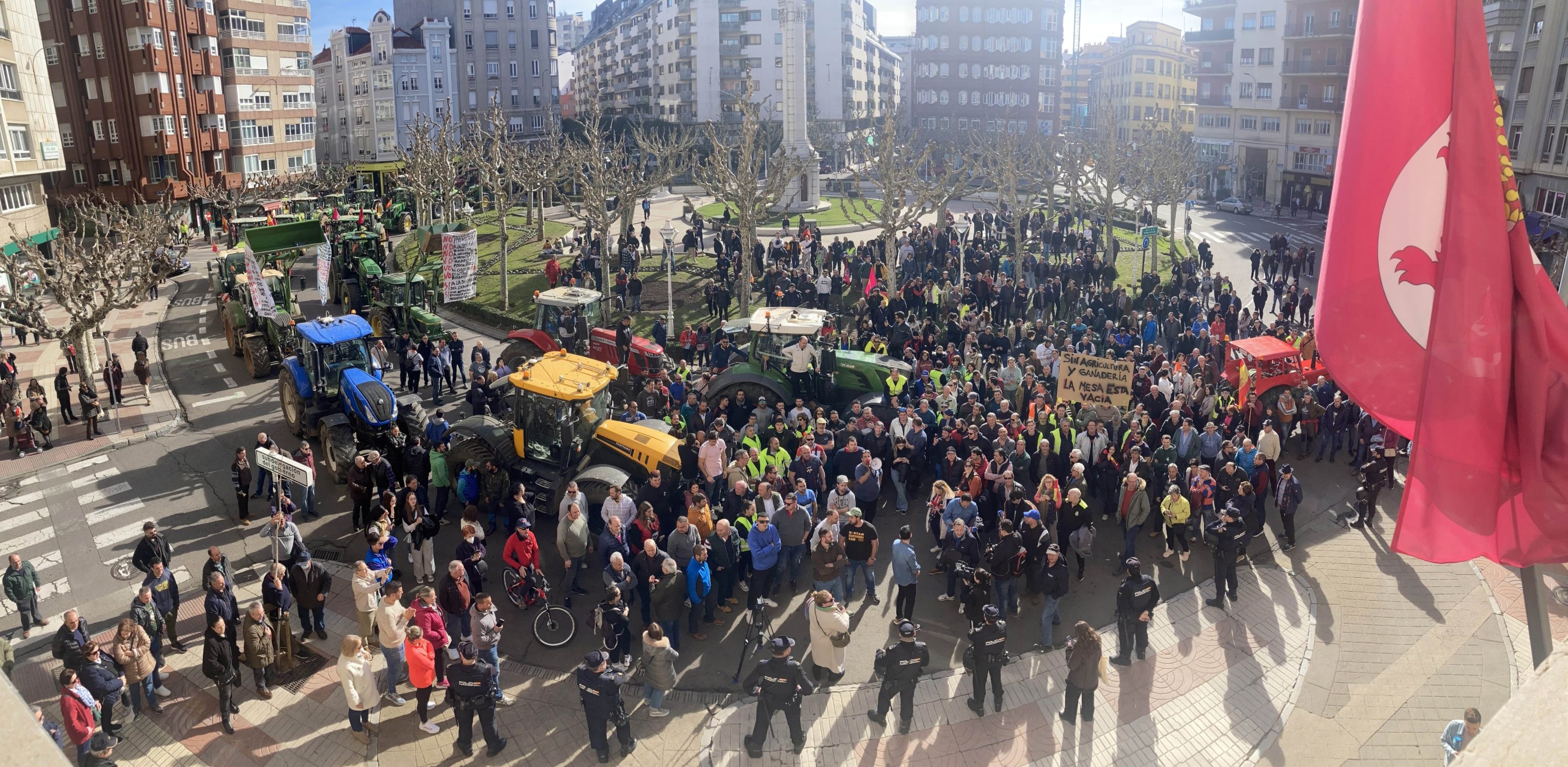 Tractorada en León  | Peio García / ICAL. 