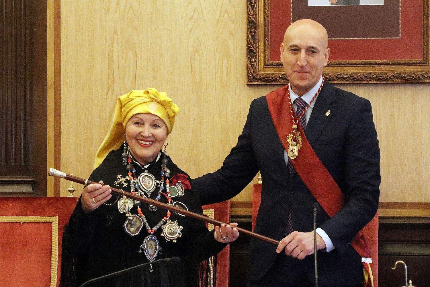 Celebración de las Águedas en el Ayuntamiento de León | Peio García / ICAL