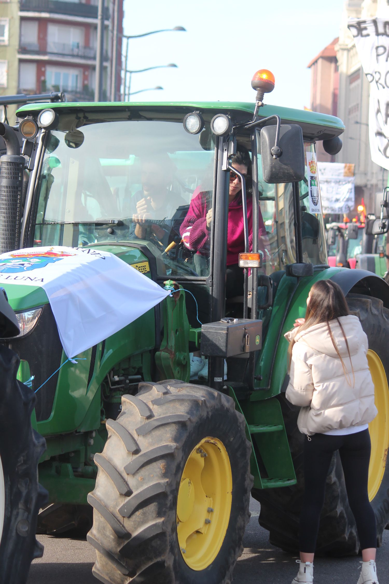 Segunda tractorada en León capital