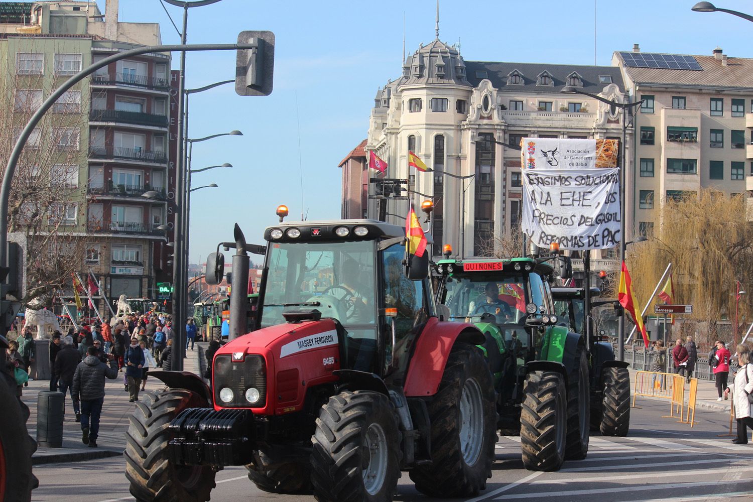 Segunda tractorada en León capital