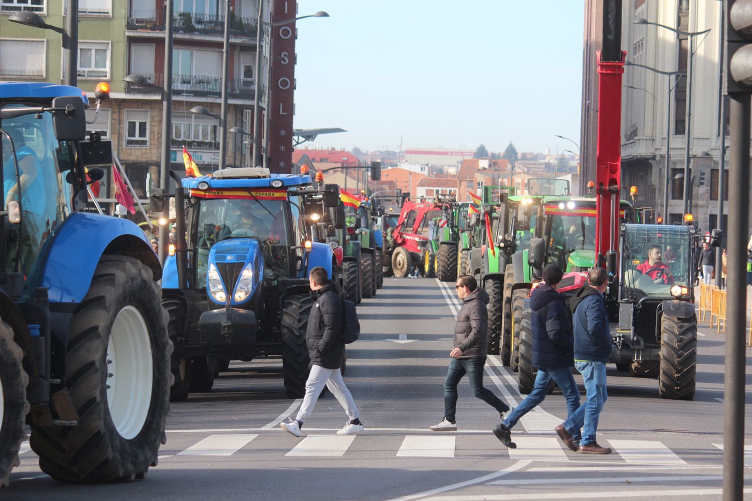 Segunda tractorada en León capital