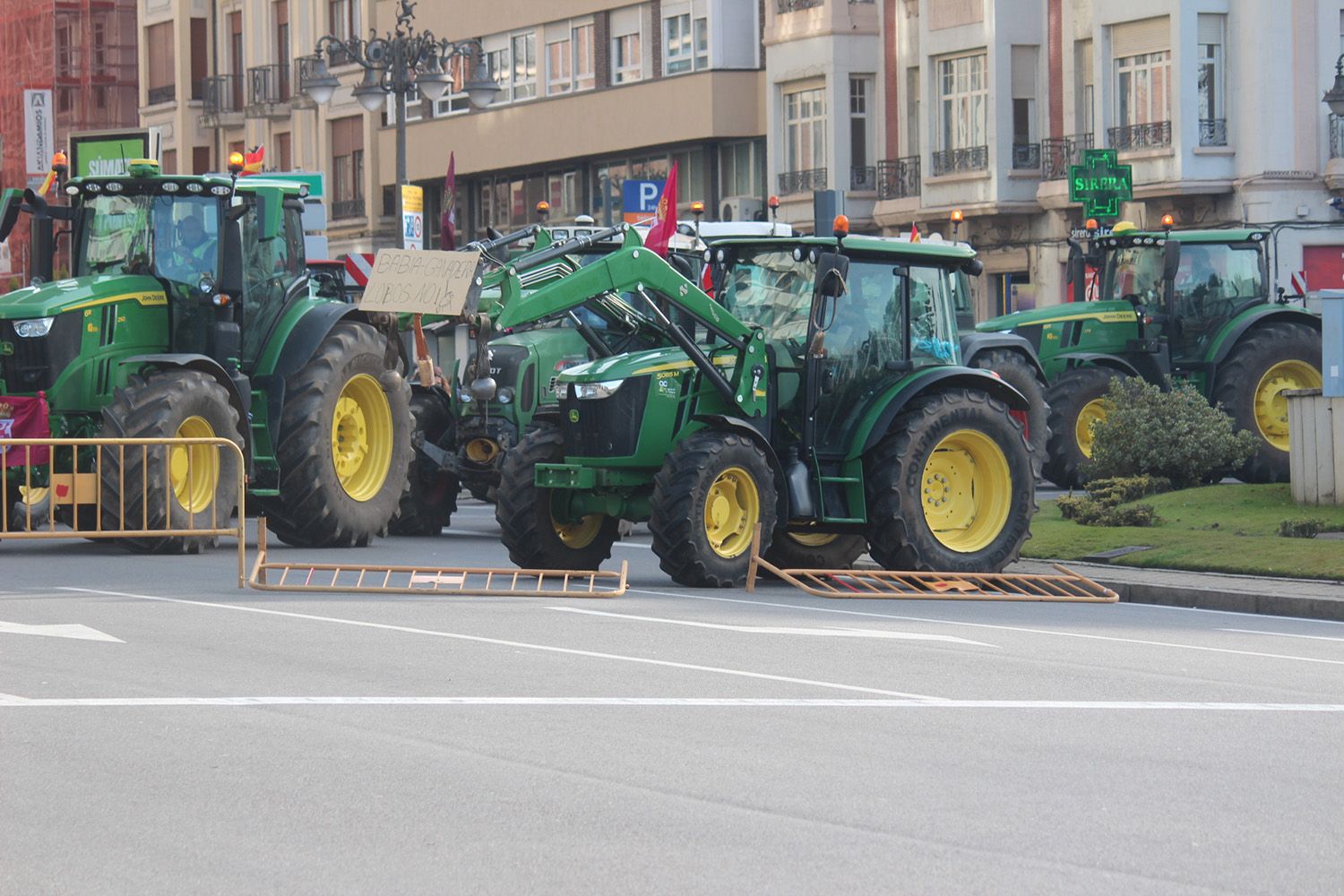 Segunda tractorada en León capital