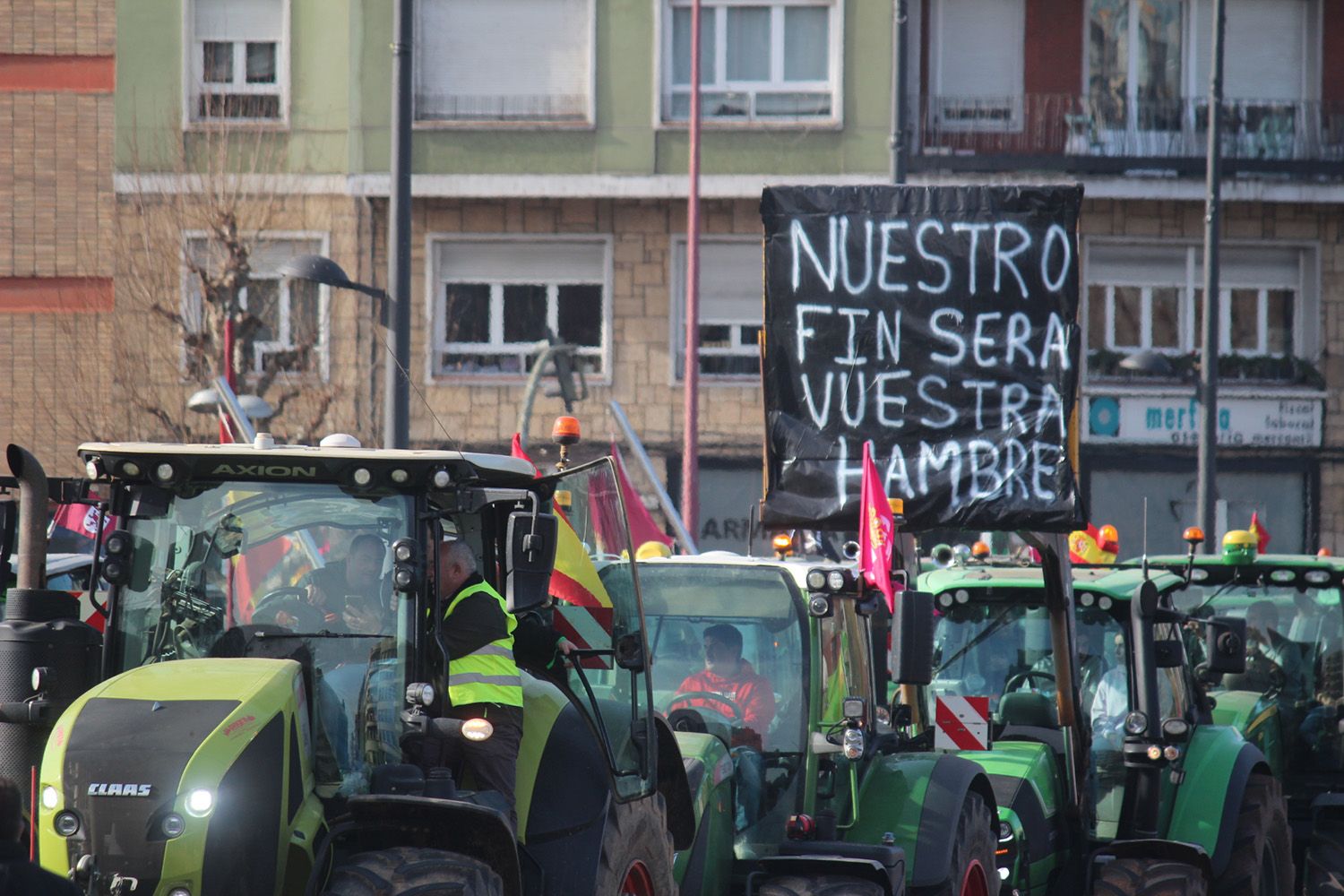 Segunda tractorada en León capital