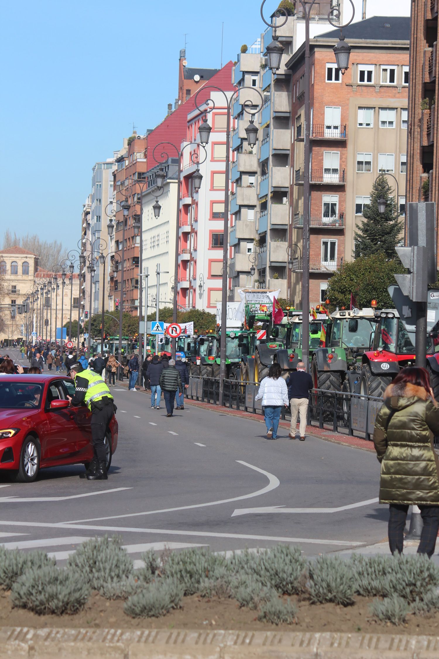 Segunda tractorada en León capital