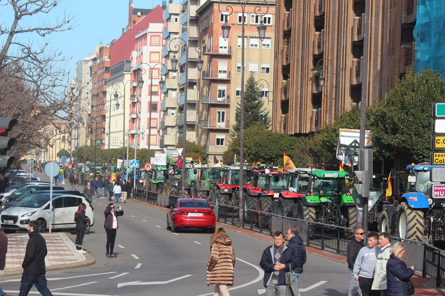 Segunda tractorada en León capital