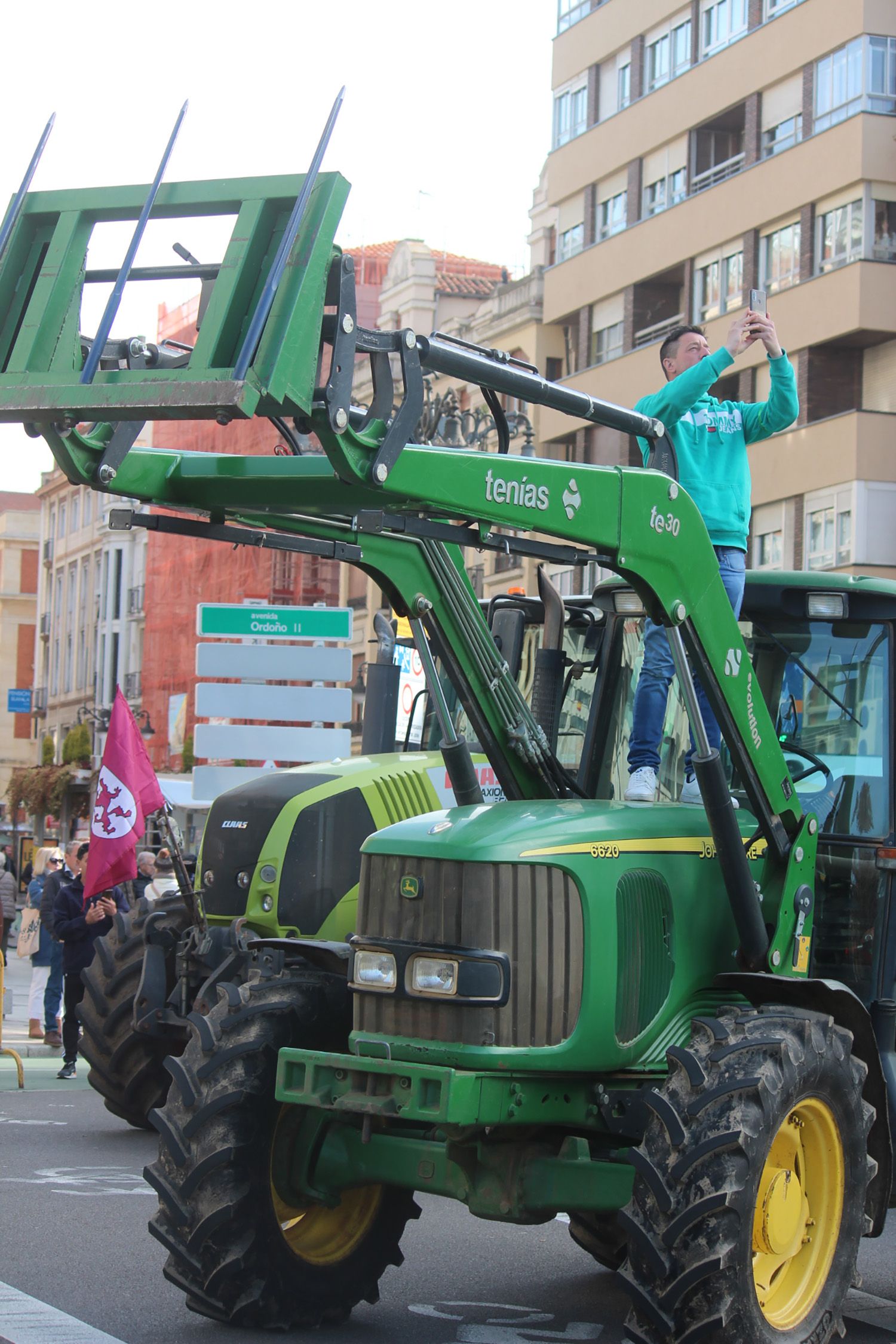 Segunda tractorada en León capital