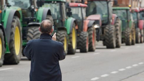 UCCL convoca una tractorada en Santa María del Páramo | Campillo / ICAL. UCCL convoca una tractorada en Santa María del Páramo | Campillo / ICAL.