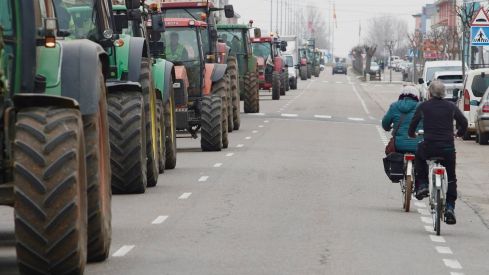 UCCL convoca una tractorada en Santa María del Páramo | Campillo / ICAL. UCCL convoca una tractorada en Santa María del Páramo | Campillo / ICAL.