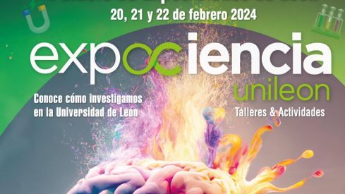Detalle cartel Expociencia Unileon 2024 León 