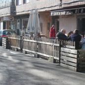 Terraza en aparcamiento en León
