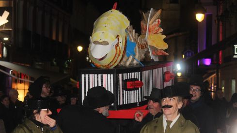 Entierro de la Sardina en León Entierro de la Sardina en León