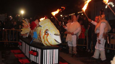 Entierro de la Sardina en León Entierro de la Sardina en León