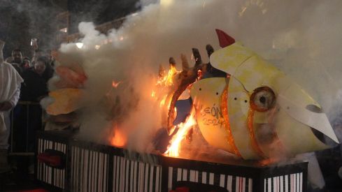 Entierro de la Sardina en León Entierro de la Sardina en León