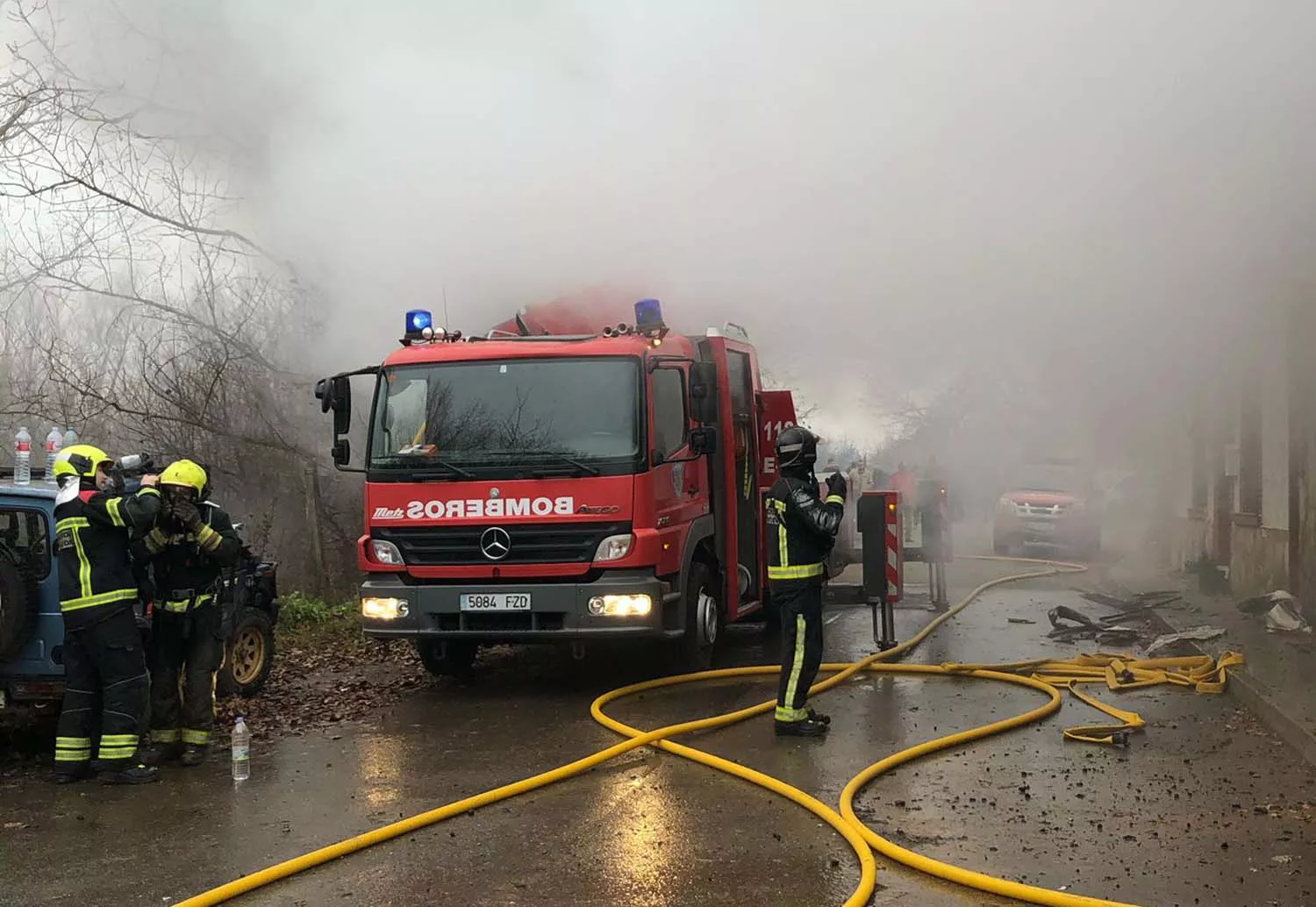 Imagen de Bomberos de León de archivo