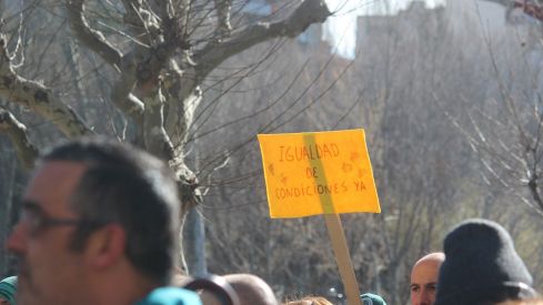Tractorada convocada por las OPAS en León