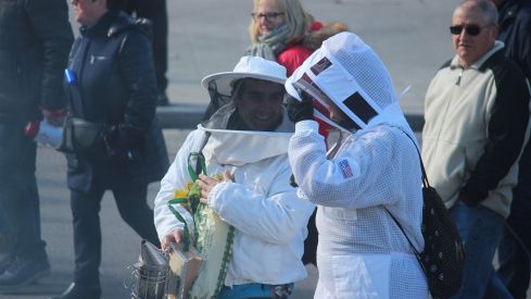 Tractorada convocada por las OPAS en León
